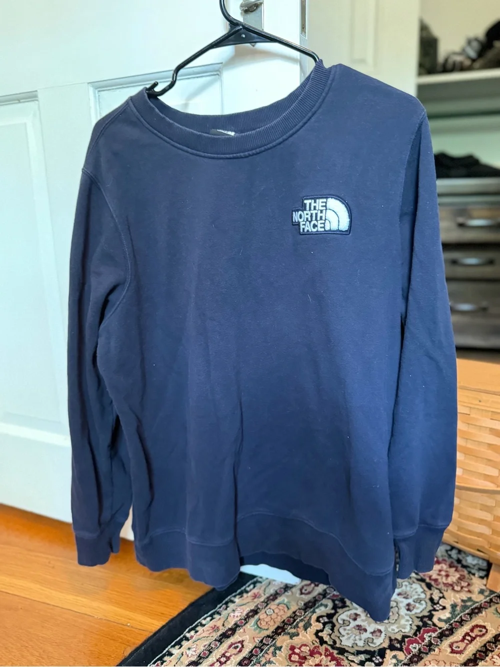 The North Face Worn Black Crewneck